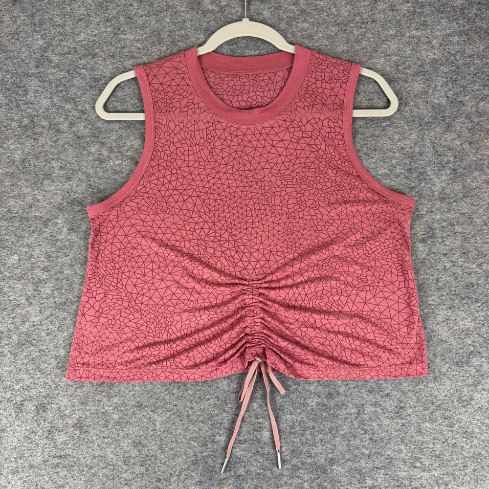 Lululemon Cinch Me Up Front Tank W1CQ6S Veil Cherry Tint Womens 10